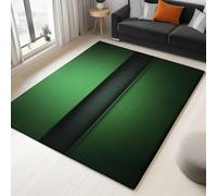 Rug Living Room Green, Non-Slip Underside Area Rugs for Bedroom Anti Slip 80 x 150 cm, Quality Minimalism Texture Modern Printed Flannel Carpet with Durable Edge Binding