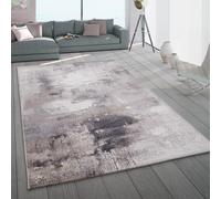 Rug Living Room Short Pile Modern Abstract Pastel Beige Cream Anthracite