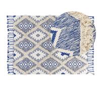Rug MANAVGAT Light Beige 140 x 200 cm Cotton