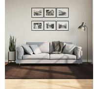 Rug Modern Brown Polyester 160x230cm Non-Slip Machine Washable Soft Rectangular
