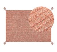 Cotton Area Rug 160 x 230 cm Orange MUGLA