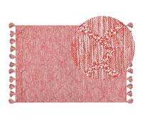 Rug NIGDE Red 160 x 230 cm Cotton