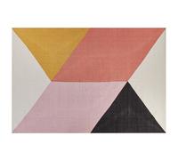 Beliani Rug NIZIP Multicolour 160x230 cm Cotton, Multi