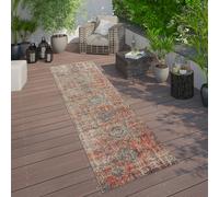 Rug Outdoor Red Terrace Balcony Oriental Design Robust Weatherproof