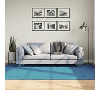Rug OVIEDO Short Pile Turquoise 160x230 cm Berkfield Home Blue Medium