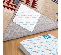 Rug Pads Grippers, Washable & Reusable Rug Grippers for Laminate,Anti-Slip Grippers for Carpet Grips Mat on Tile Floor (12)