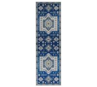 Beliani Rug PARVAKADLI Blue 60x200 cm, Blue