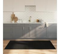 Rug Rectangular Black100x200 cm Bamboo Berkfield Home Black Medium