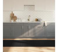 Rug Rectangular Black80x400 cm Bamboo