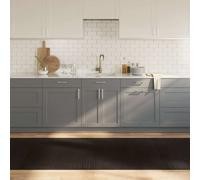 Rug Rectangular Dark Brown100x500 cm Bamboo