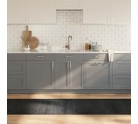 Rug Rectangular Grey 70x300 cm Bamboo Berkfield Home Grey Medium