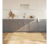 Rug Rectangular Light Natural100x200 cm Bamboo Berkfield Home Beige Medium