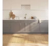 Rug Rectangular Light Natural100x400 cm Bamboo