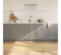 vidaXL Bamboo Floor Rug 70x500cm - Natural Light Beige Area Runner, Rectangular Carpet with Anti-slip Back for Living Room, Bedroom, and Hallway