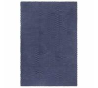 Berkfield Rug Rectangular Navy Blue 160X230 Cm Cotton