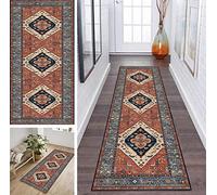 Rug Runner Hallway Morocco Non-Slip 70 x 200 cm Corridor Rug Runner Washable Modern Geometry Kitchen Bedroom Living Room Runner Rug Width 40 cm 50 cm 60 cm 70 cm 80 cm 90 cm 100 cm