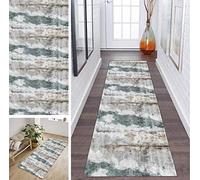 Rug Runner Hallway Non-Slip 90 x 300 cm Corridor Rug Runner Washable Modern Abstract Kitchen Bedroom Living Room Runner Rug Width 40 cm 50 cm 60 cm 70 cm 80 cm 90 cm 100 cm