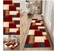 Rug Runners for Hallways, Non Slip Extra Long Carpet Runners, Water Absorbent Kitchen Carpets, Door Mat, 120 x 400 cm Low Pile Hall Floor Carpet, for Entryway, Laundry Room, Bedroom, Living Room