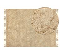 Rug SANLIURFA Beige 160 x 230 cm Cotton