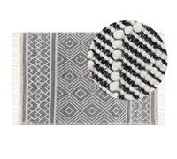 Rug SAVUCA Black 160 x 230 cm Wool