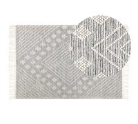 Rug SAVUR Grey 160 x 230 cm Wool