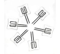 Rug Settlers Rug Pins Pack of 6 Rug Anchors Secure a Rug Over a Rug Anti Slip Pins for mats Runners Plastic Sheets and Throws