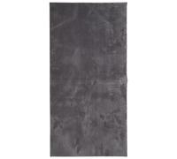 vidaXL Rug HUARTE Anthracite 100x200 cm Polyester Short Pile Soft Machine Washable Non-Slip