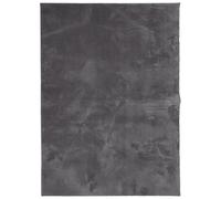 vidaXL Rug HUARTE Short Pile Soft and Washable Anthracite 160x230 cm NEW
