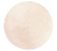 vidaXL Rug HUARTE Short Pile Soft and Washable Beige Ø 120 cm