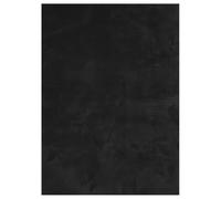 Rug Short Pile Soft and Washable Floor Mat Area HUARTE Black vidaXL
