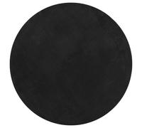 vidaXL Rug HUARTE Short Pile Soft and Washable Black Ø 160 cm