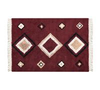 Rug SIIRT Red 140 x 200 cm Cotton