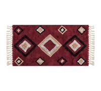Rug SIIRT Red 80 x 150 cm Cotton