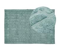 Cotton Area Rug 140 x 200 cm Mint SIRNAK