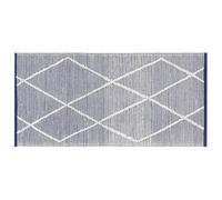 Rug SYNOPA Blue 80 x 150 cm Cotton