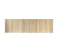 Hallway Runner Rug Jute 80 x 300 cm Tassels Beige and Yellow Talpur