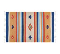 Rug TARONIK Multicolour 140 x 200 cm Cotton Kilim