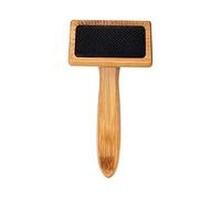 Rug Tassel Brush Macrame Carpet Tapestry Weaving Cotton Rope Weaving Comb Pet Dematting Open Knot Carding Shedding Grooming Tools Cat Long Pin Brush for Dogs Cats Long Short Haired (S:14.7*6.8*4cm)