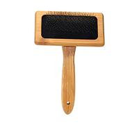 Rug Tassel Brush Macrame Carpet Tapestry Weaving Cotton Rope Weaving Comb Pet Dematting Open Knot Carding Shedding Grooming Tools Cat Long Pin Brush for Dogs Cats Long Short Haired (L:15.4*12.2*4.2cm)