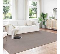 Rug Taupe 200x280 cm Polyester Rectangular Non-Slip Indoor Outdoor Durable Easy