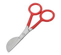 Rug Trimming Scissors, Rustproof Multifunctional Rug Scissors for School for Camping (Red)
