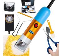 Rug Tufting Carver Clippers, Electric Carpet Scissors, Low Noise, 5 Adjustable Speed/Easy to Use, With Duckbill Scissors/Hair Remover, For Handmade Rug Clean,Blue