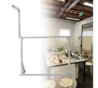 Rug Tufting Frame Kit, Aluminum Metal Frame for Rug Making, Primary Tufting Cloth Stand, Tufting Fabric Supplies, 90x90cm