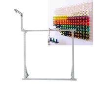 Rug Tufting Frame Kit - Sturdy Metal Frame for Rug Making with Primary Tufting Cloth Stand and Fabric - Essential Rug Tufting Supplies, 75x75cm