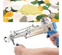 Rug Tufting Gun Kit - 2-in-1 Carpet Gun for Cut & Loop Pile - 35-45mm Pile Height - Safe-to-Use Starter Kit for Rug Making & Custom Carpets