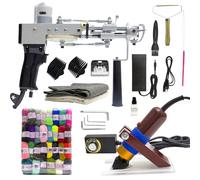 Rug Tufting Gun with Carpet Trimmer Kit, Tufting Gun Starter Kit with Carpet Trimmer, Carpet Tufting Gun Set, 2 in 1 Cut & Loop Pile Carpet Gun and Carving Clippers, Carpet Tufting Gun Home DIY Tools