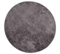 Rug Washable 120 cm Grey Anti Slip Berkfield Home Grey 100cm diameter