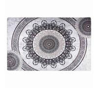 (black and gold, 80 x 150 cm) vidaXL Rug Washable Patchwork Anti Slip Home Floor Carpet Floor Area Rug Mat