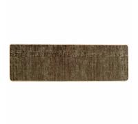 Rug Runner Cream 80x350 cm Polyester Velvet Low Pile Non-Slip PVC Backing M-Wash