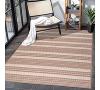 rug Weavers Woven Living Room Rug - Washable, Non-Slip 100% Cotton Carpet - Vintage Boho Design for Living Room, Bedroom, Kitchen - Kid and Pet Friendly (BEIGE, 160X230 CM)